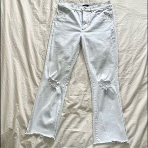 Express High-Rise Supersoft Cropped Flare Jean